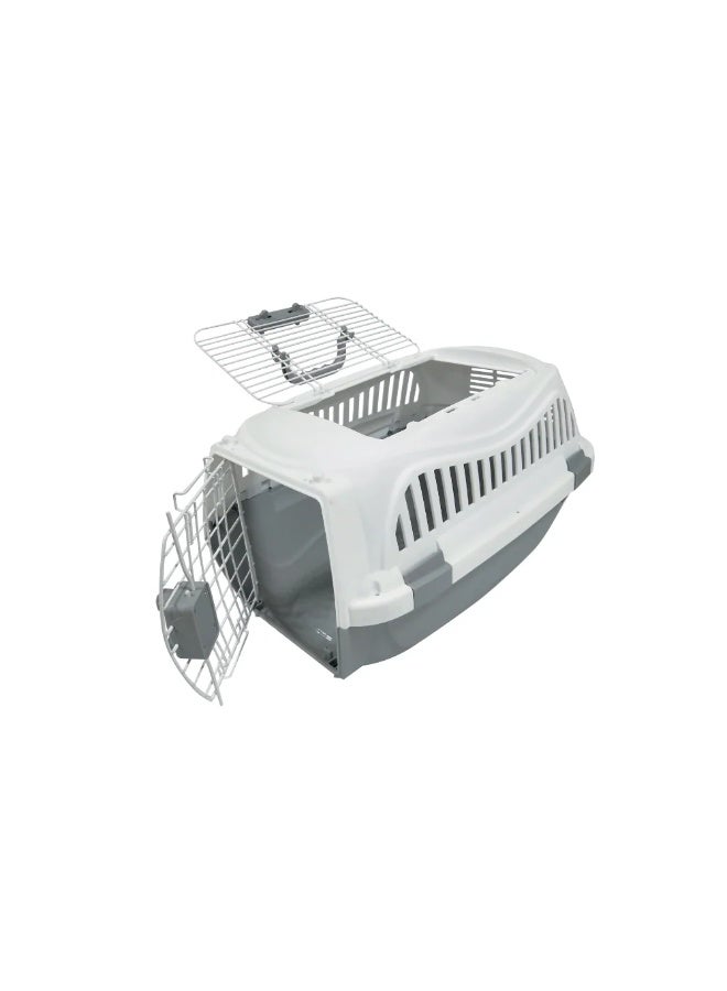 حاملة M-PETS Giro باللون الرمادي/الأبيض